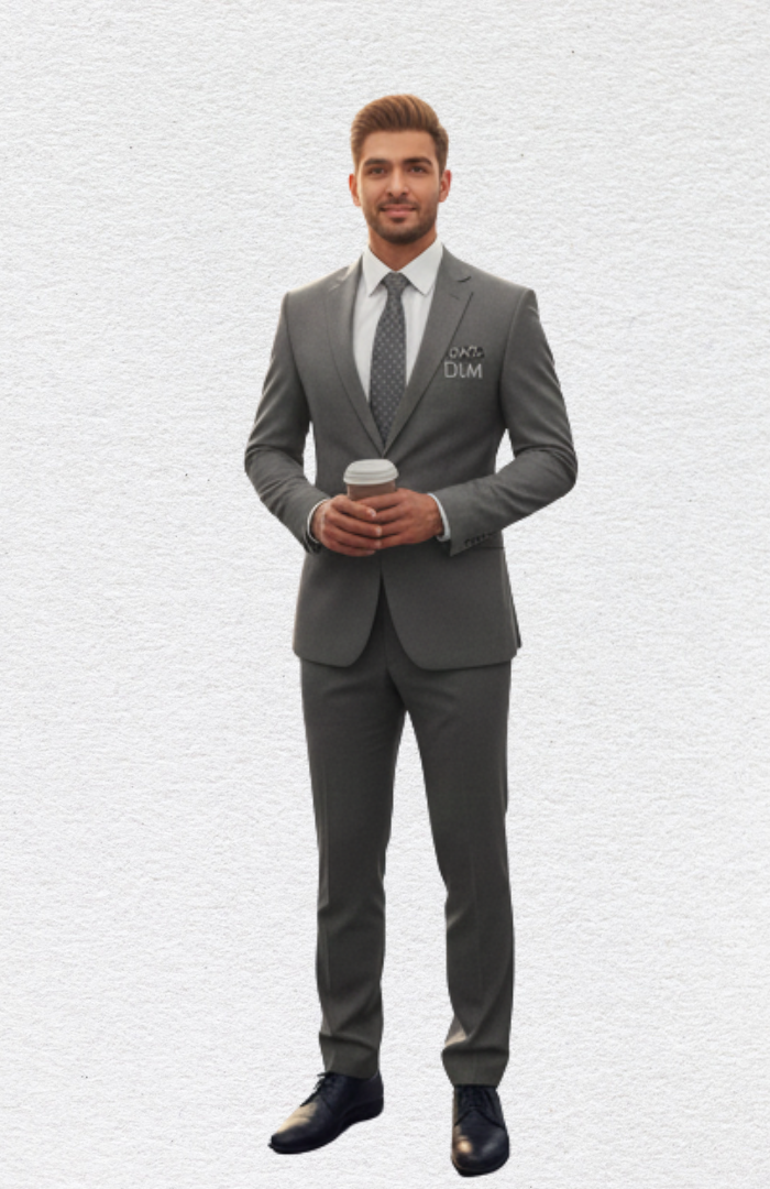Tailored Navy Blue Corporate Suit for Men in Dubai